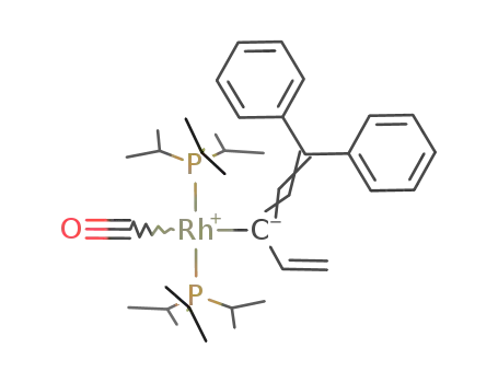 trans-[Rh(η1-C(CH=CH2)=C=CPh2)(CO)(PiPr3)2]