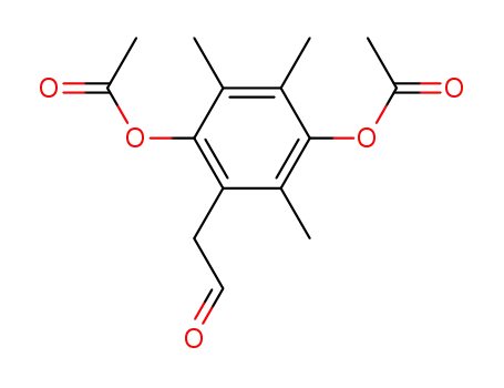 2',5'-diacetoxy-3',4',6'-trimethylphenylacetaldehyde