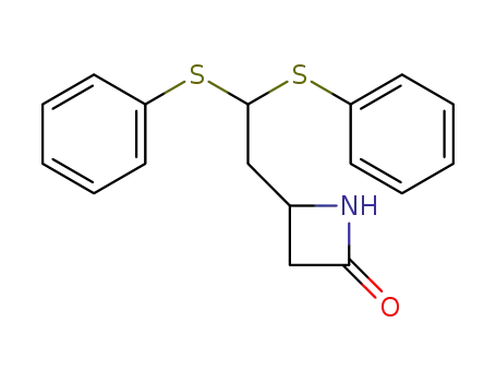 4-(2,2-Bis-phenylsulfanyl-ethyl)-azetidin-2-one