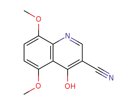 4-hydroxy-5,8-dimethoxyquinoline-3-carbonitrile