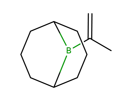 Molecular Structure of 145624-59-5 (9-Borabicyclo[3.3.1]nonane, 9-(1-methylethenyl)-)