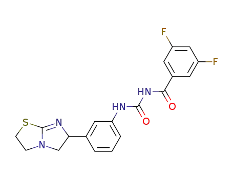 1-(3,5-Difluoro-benzoyl)-3-[3-(2,3,5,6-tetrahydro-imidazo[2,1-b]thiazol-6-yl)-phenyl]-urea