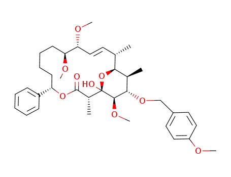 Molecular Structure of 164735-19-7 (5-O-(4-methoxybenzyl)soraphen)