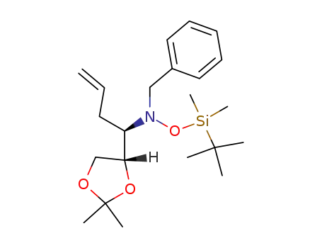 <S-(R<sup>*</sup>,S<sup>*</sup>)>-N-(tert-butyldimethylsilyloxy)-2,2-dimethyl-N-(phenylmethyl)-α-(2-propenyl)-1,3-dioxolane-4-methanamine