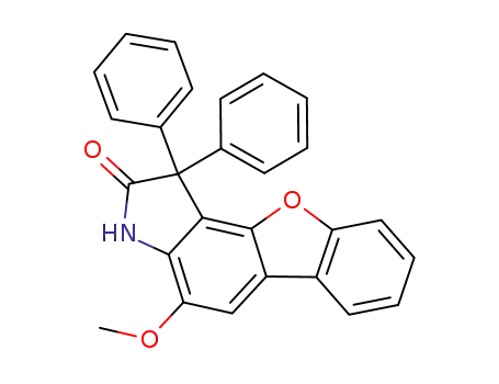 4-methoxy-1,1-diphenyl-1,3-dihydro-10-oxa-3-azacyclopenta[a]fluoren-2-one