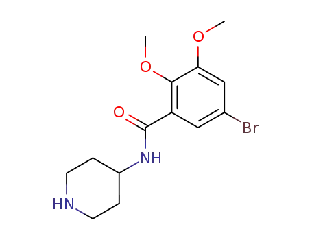 5-bromo-2,3-dimethoxy-N-(piperidin-4-yl)benzamide