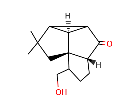(1RS,2SR,4SR,8RS,11SR)-7-hydroxymethyl-10,10-dimethyltetracyclo<6.3.0.0<sup>2,11</sup>.0<sup>4,8</sup>>undecan-3-one