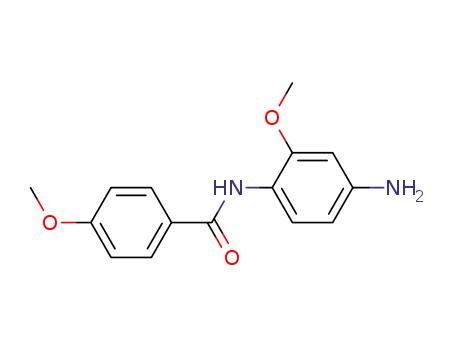 Molecular Structure of 110506-37-1 (N-(4-amino-2-methoxyphenyl)-4-methoxybenzamide)