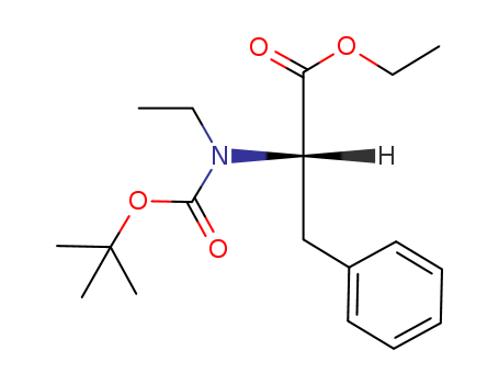 L-Phenylalanine, N-[(1,1-dimethylethoxy)carbonyl]-N-ethyl-, ethyl ester