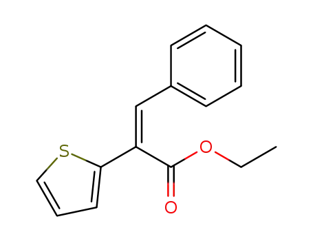ethyl (E)-3-phenyl-2-(2-thienyl)-2-propenoate