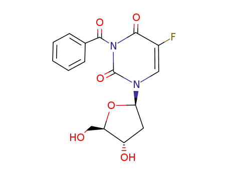 Molecular Structure of 74233-80-0 (Uridine, 3-benzoyl-2'-deoxy-5-fluoro-)