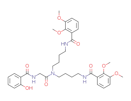 N<sup>5</sup>-<N-(2-hydroxybenzoyl)glycyl>-N<sup>1</sup>,N<sup>9</sup>-bis(2,3-dimethoxybenzoyl)bis(4-aminobutyl)amine