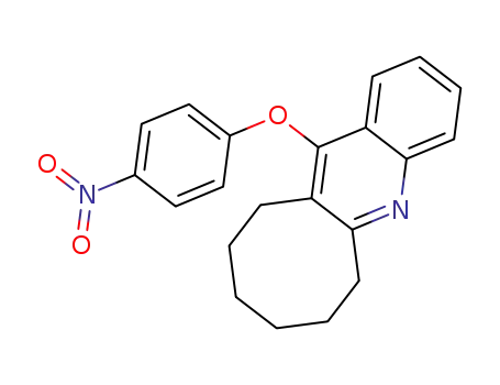 Molecular Structure of 108154-91-2 (12-(4-nitrophenoxy)-6,7,8,9,10,11-hexahydrocycloocta[b]quinoline)
