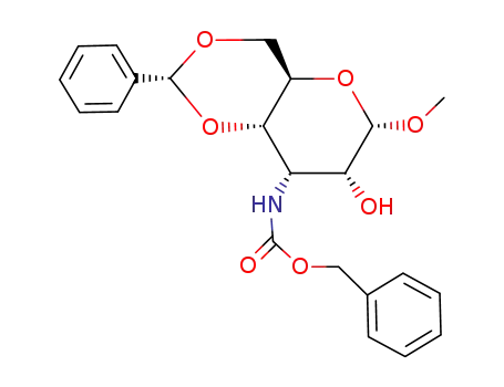 Methyl-4,6-O-benzyliden-3-<(benzyloxycarbonyl)amino>-3-desoxy-α-D-allopyranosid