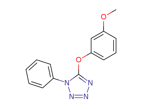 Molecular Structure of 17743-23-6 (1H-Tetrazole, 5-(3-methoxyphenoxy)-1-phenyl-)
