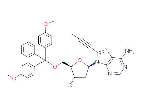 8-(prop-1-ynyl)-5'-O-(4,4-dimethoxytrityl)-2'-deoxyadenosine