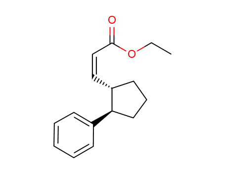 ethyl 3-(Z)-[(1S,2R)-2-phenylcyclopentyl]acrylate