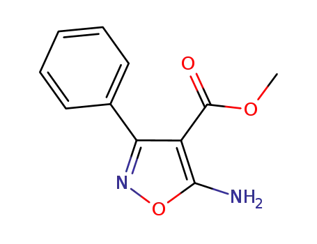 4-이속사졸카르복실산,5-아미노-3-페닐-,메틸에스테르(9CI)