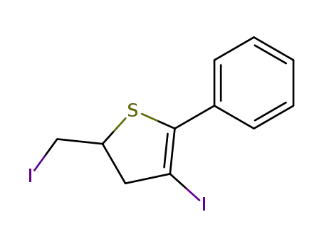 2,3-dihydro-4-iodo-2-(iodomethyl)-5-phenylthiophene