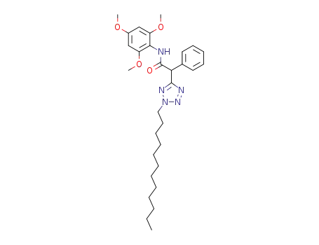 (1) 2-dodecyl-α-phenyl-N-(2,4,6-trimethoxyphenyl)-2H-tetrazole-5-acetamide