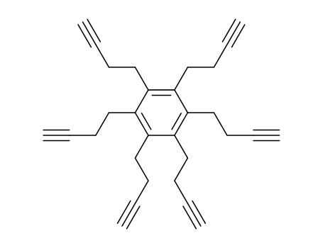 hexakis(but-3-ynyl)benzene