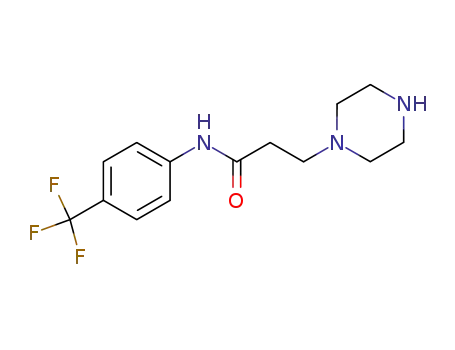 3-Piperazin-1-yl-N-(4-trifluoromethyl-phenyl)-propionamide