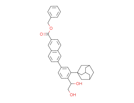 benzyl 6-<3-(1-adamantyl)-4-(1,2-dihydroxyethyl)phenyl>-2-naphthoate