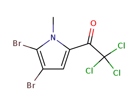 2,2,2-trichloro-1-(4,5-dibromo-1-methyl-1H-pyrrol-2-yl)ethanone