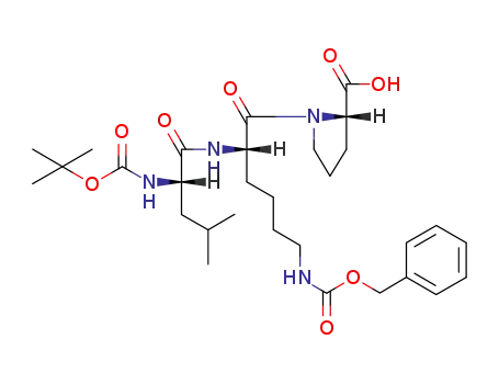 (S)-1-[(S)-6-Benzyloxycarbonylamino-2-((S)-2-tert-butoxycarbonylamino-4-methyl-pentanoylamino)-hexanoyl]-pyrrolidine-2-carboxylic acid