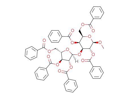 methyl 2,3,4-tri-O-benzyl-3-O-(2,3,5-tri-O-benzoyl-α-L-arabinofuranosyl)-β-D-galactopyranoside