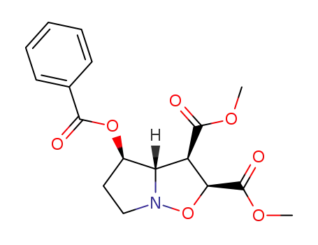 (2S,3R,3aS,4R)-4-benzoyloxy-2,3-bis(methoxycarbonyl)hexahydropyrrolo[1,2-b]isoxazole