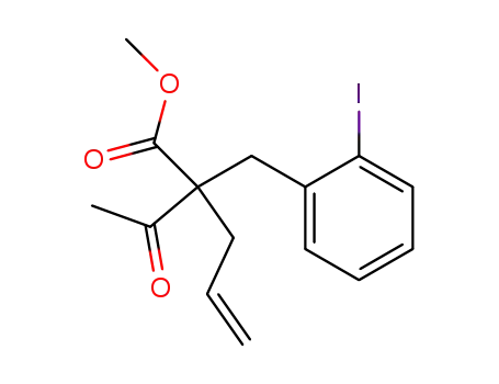 Methyl 2-acetyl-2-(2-iodobenzyl)pent-4-enoate