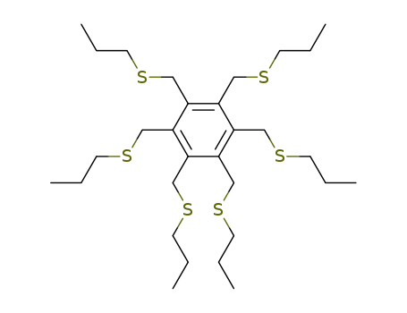 hexakis(propylsulfanylmethyl)benzene