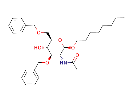 octyl 2-acetamido-3,6-di-O-benzyl-2-deoxy-β-D-glucopyranoside