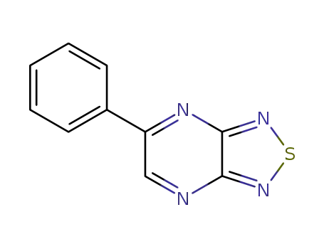 Molecular Structure of 112230-76-9 ([1,2,5]Thiadiazolo[3,4-b]pyrazine, 5-phenyl-)