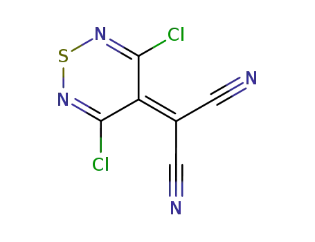(3,5-Dichloro-4H-1,2,6-thiadiazin-4-ylidene)propanedinitrile