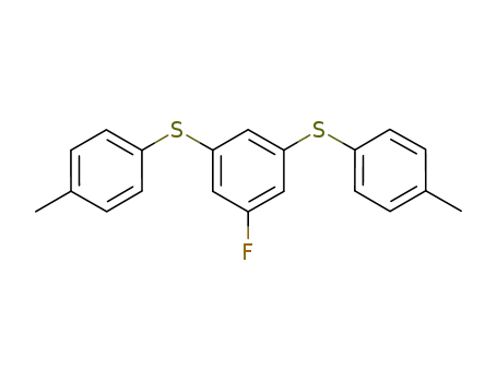 5-fluoro-1,3-bis(p-tolylthio)benzene