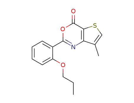 7-Methyl-2-(2-propoxy-phenyl)-thieno[3,2-d][1,3]oxazin-4-one