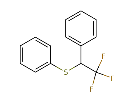Molecular Structure of 123228-00-2 (Benzene, [(2,2,2-trifluoro-1-phenylethyl)thio]-)