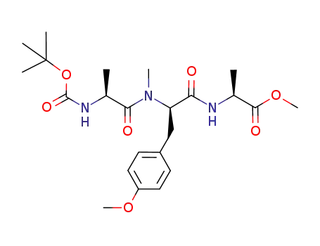 N-<sup>t</sup>BOC-L-alanyl-N-methyl-O-methyl-D-tyrosyl-L-alanine methyl ester