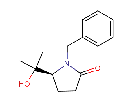 (S)-(+)-1-Benzyl-5-(1-hydroxy-1-methylethyl)pyrrolidin-2-one