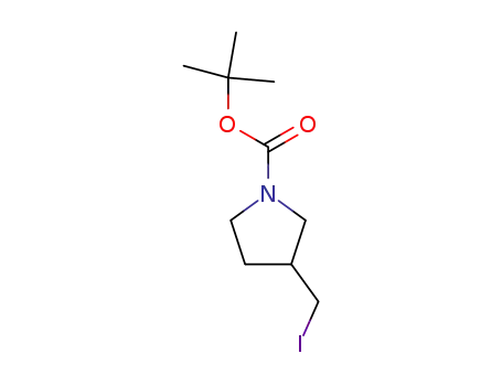 Molecular Structure of 479622-36-1 (tert-Butyl 3-(iodomethyl)pyrrolidine-1-carboxylate)
