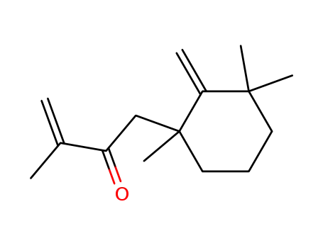 Molecular Structure of 188584-38-5 (3-Buten-2-one, 3-methyl-1-(1,3,3-trimethyl-2-methylenecyclohexyl)-)