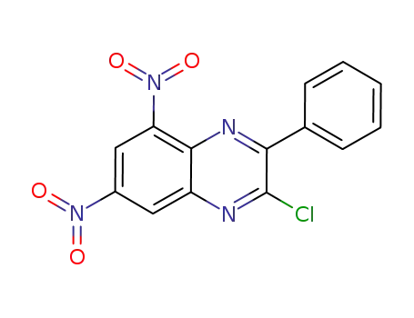 Molecular Structure of 1010857-57-4 (5,7-dinitro-3-phenyl-2-chloroquinoxaline)