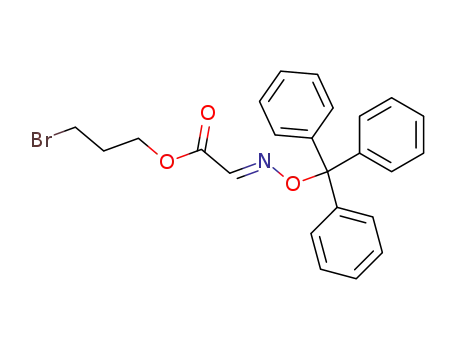 [(E)-Trityloxyimino]-acetic acid 3-bromo-propyl ester
