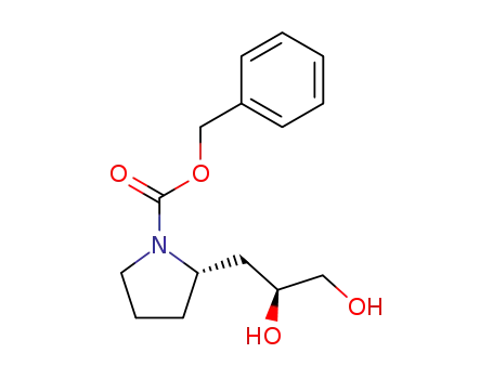 (2S-(2S))-1-benzyloxycarbonyl-2-(2,3-dihydroxypropyl)pyrrolidine
