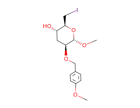 (2S,3S,5S,6S)-2-Iodomethyl-6-methoxy-5-(4-methoxy-benzyloxy)-tetrahydro-pyran-3-ol