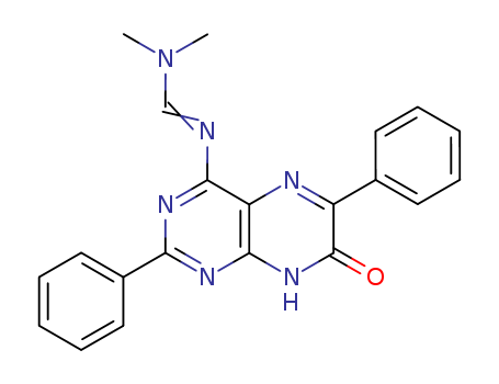 Methanimidamide, N'-(1,7-dihydro-7-oxo-2,6-diphenyl-4-pteridinyl)-N,N-dimethyl-