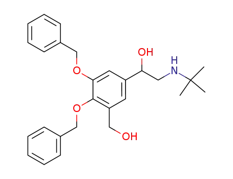 1-(3,4-Bis-benzyloxy-5-hydroxymethyl-phenyl)-2-tert-butylamino-ethanol