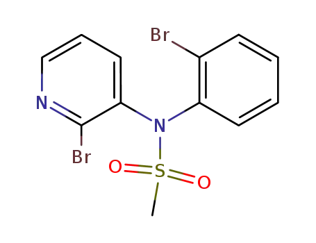 2-Bromo-3-[2-bromo-N-(methylsulfonyl)anilino]pyridine